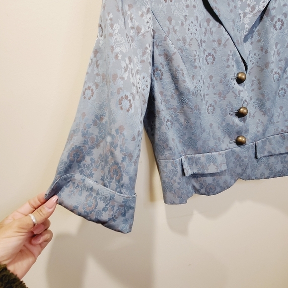 W Work to Weekend Vintage Blazer Size 8 - Picture 9 of 13